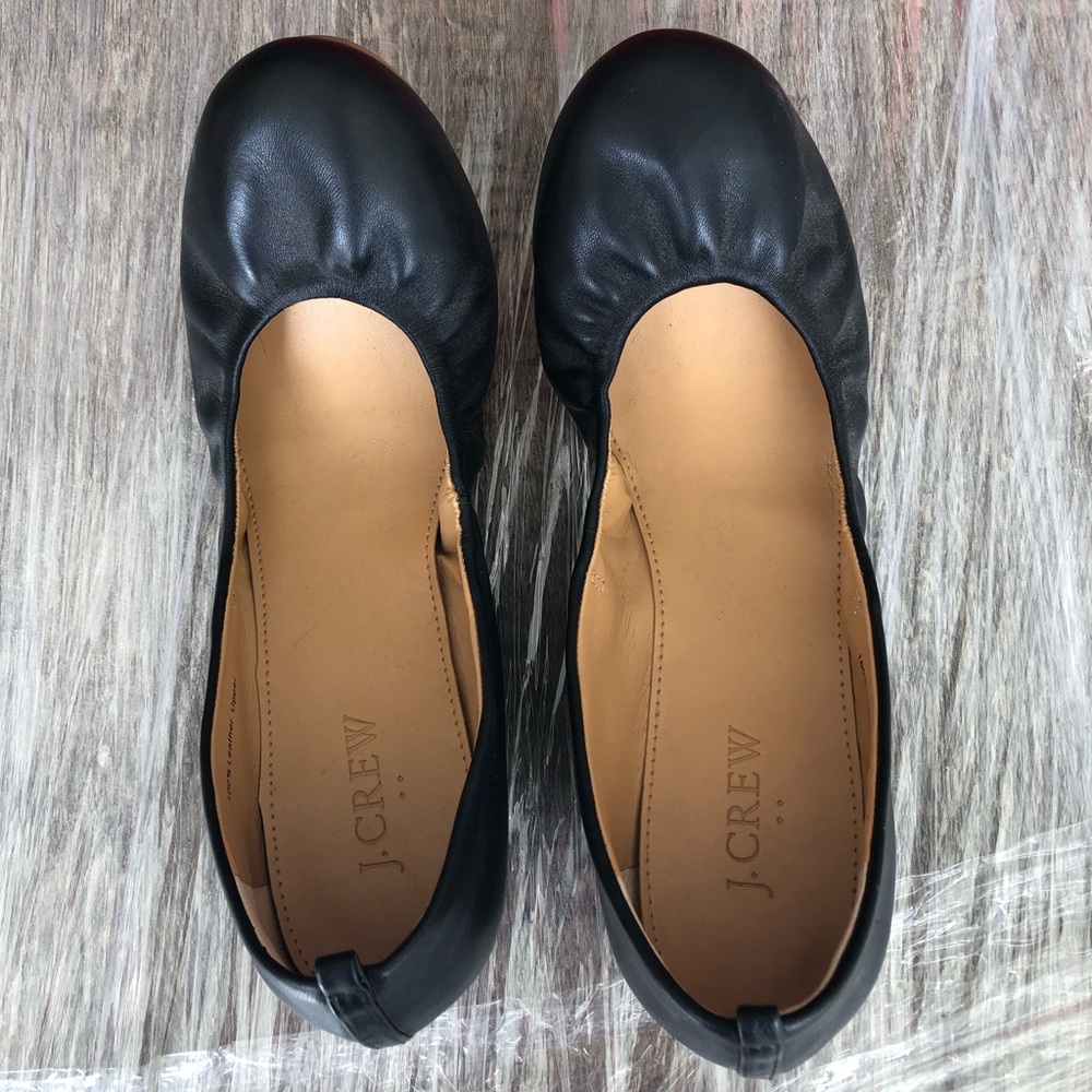 J Crew black ballet flats size 8.5